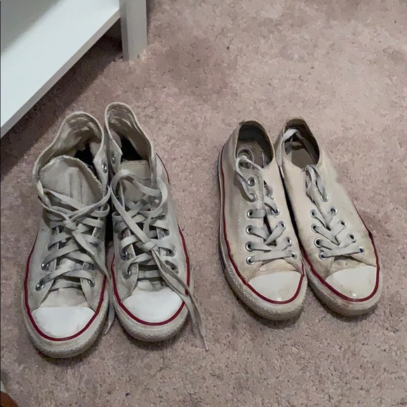 white converse poshmark